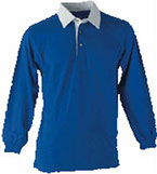 playera polo manga larga combinada